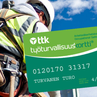 Occupational safety card payment