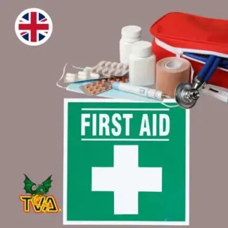Product Picture for Emergency First Aid Course in English.